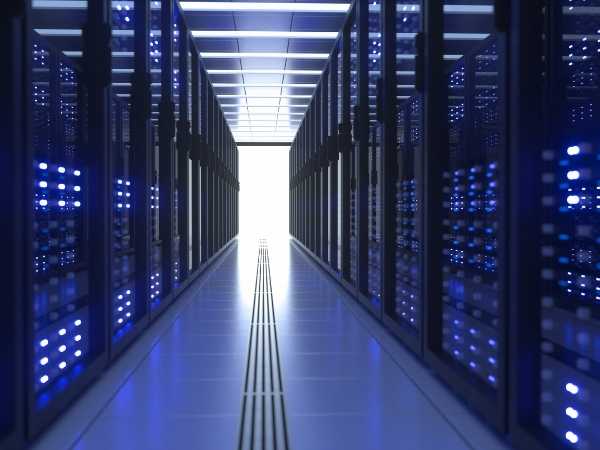 Bild eines serverraums